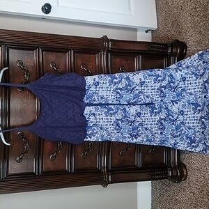 Faded Glory, long summer dress, size XL 16-18